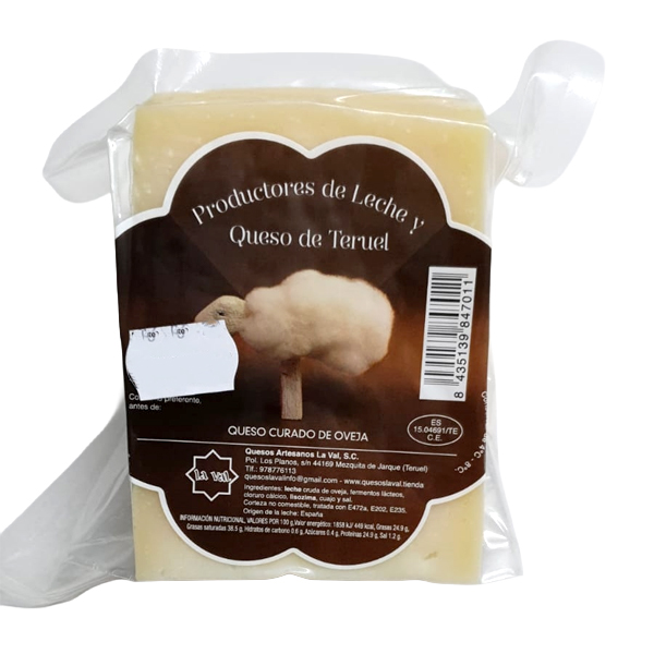 Queso Flor de Amantes de Teruel Curado de Oveja