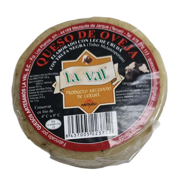 Queso Trufa Negra y Leche Cruda La Val