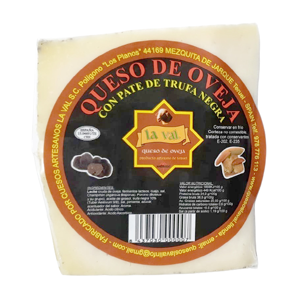 Queso con Paté de Trufa Negra La Val